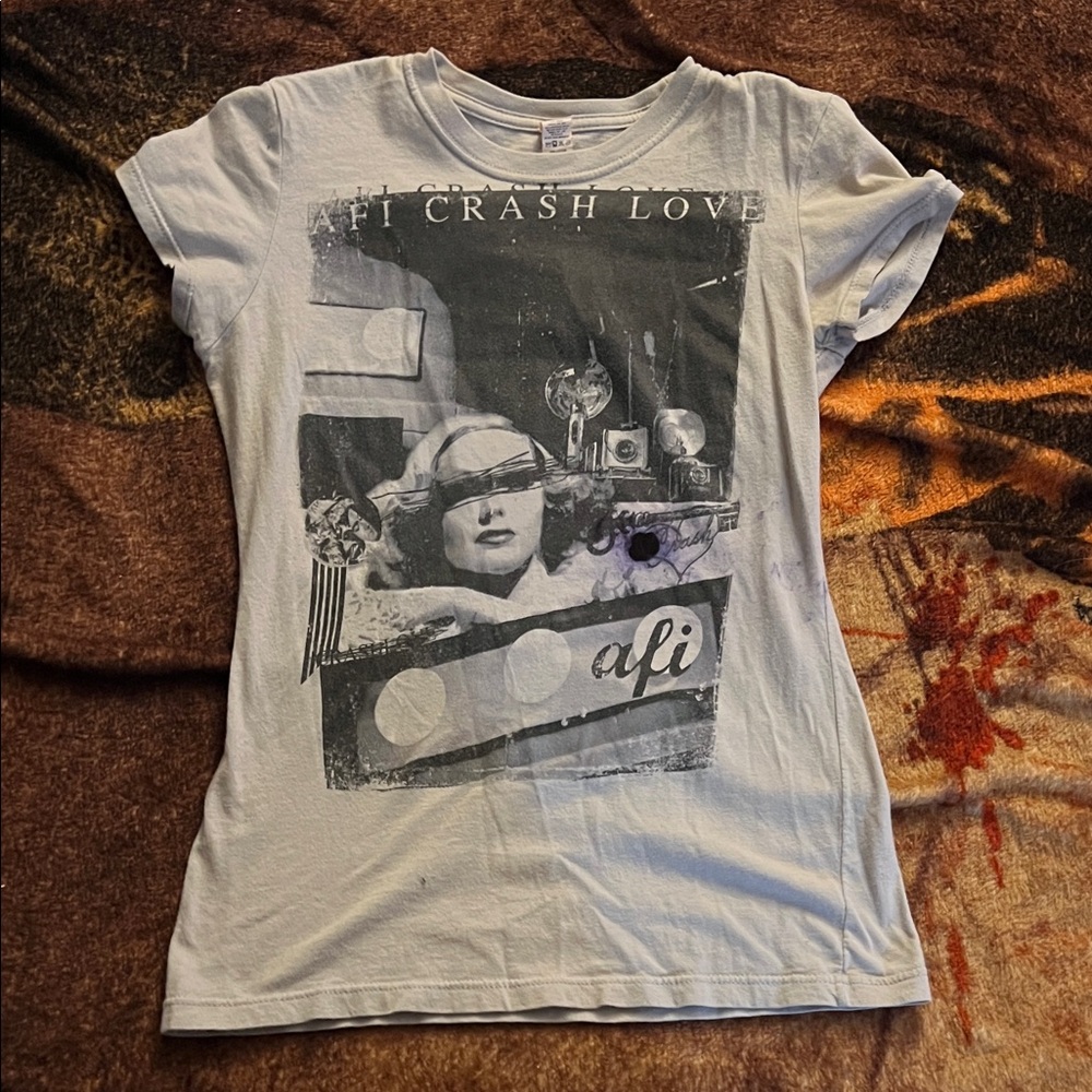 AFI crash love women’s T-Shirt - White